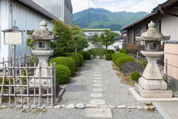 明智塚 -明智光秀の供養塚で坂本城内と推測される場所-