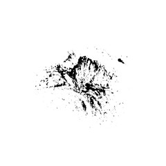 abstract black brush stroke of watercolor drawing paint texture on white background, used for element creative art design
