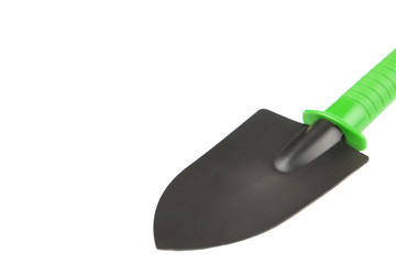 Garden shovel isolated on white background, cut out