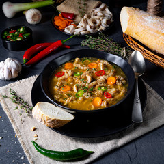 Flaczki - tripe soup the Polish way
