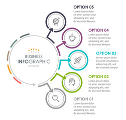 Vector infographic template