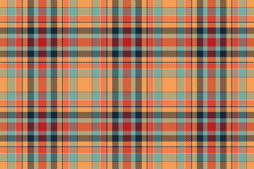 Tartan scotland seamless plaid pattern vector. Retro background fabric. Vintage check color square geometric texture.