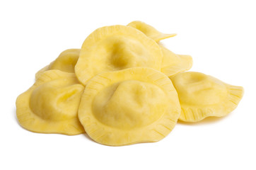 italian ravioli isolated