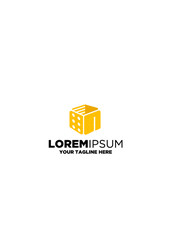 Fototapeta premium Property Dice Logo