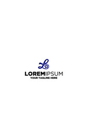 Fototapeta premium Logo filmu rolki litery L