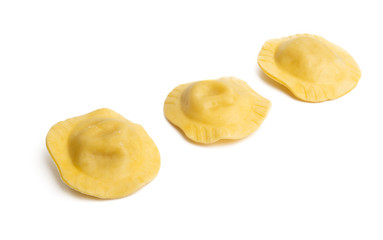 italian ravioli isolated