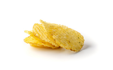 Corrugated Chips, Wavy Potato Chips, Fluted Crisps