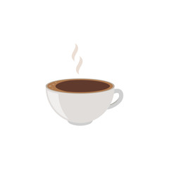 Cup of coffee icon. Vector illustration. Isolated.