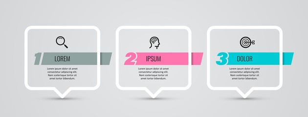 Vector infographic template