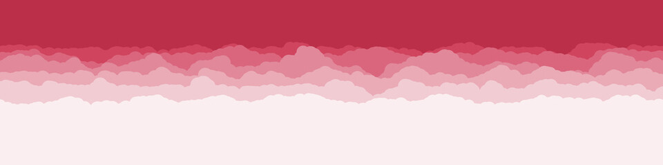 Abstract Color Clouds Sky Generative Art background illustration