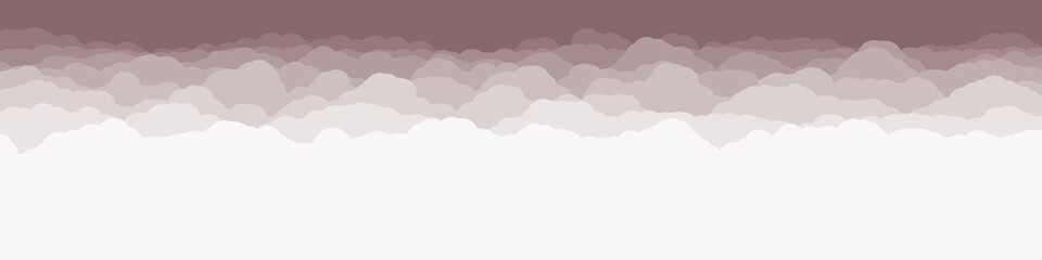 Abstract Color Clouds Sky Generative Art background illustration