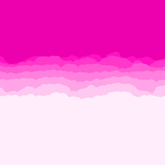 Abstract Color Clouds Sky Generative Art background illustration