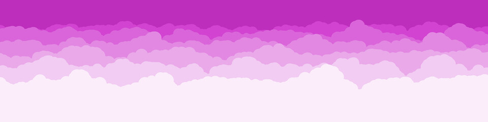 Abstract Color Clouds Sky Generative Art background illustration