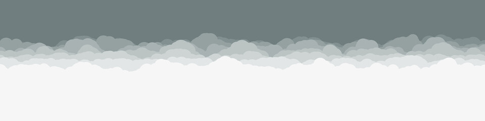 Abstract Color Clouds Sky Generative Art background illustration