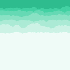 Abstract Color Clouds Sky Generative Art background illustration