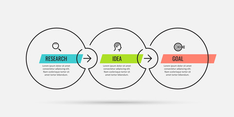 Vector infographic template