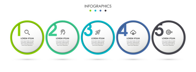Vector infographic template