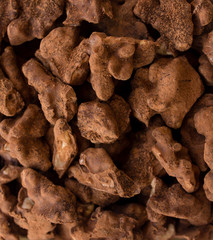 chocolate brown walnuts texture  