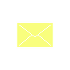 vector icon, letter on white background