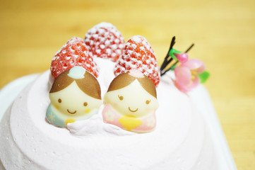 ひな祭りケーキ