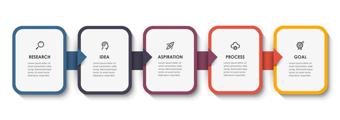 Vector infographic template