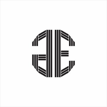 recommend clip art: GE Logo monogram outline style linked isolated on white background