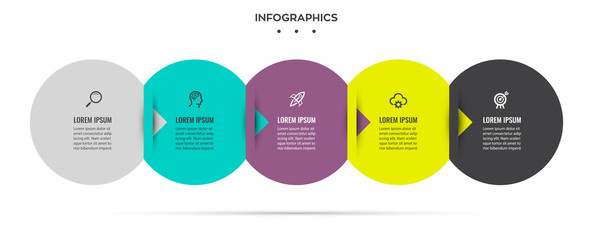 Vector infographic template
