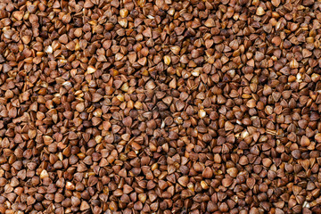 raw buckwheat groats close up texture