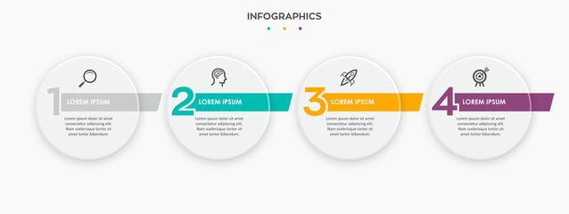 Obraz premium Vector infographic template