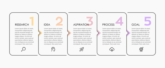 Vector infographic template