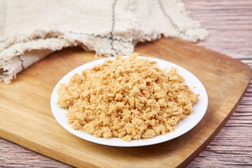 Delicious meat floss