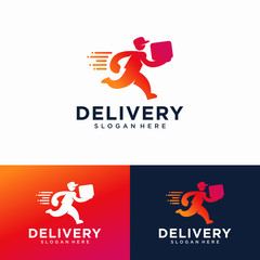 Delivery Logo Design Vector Template