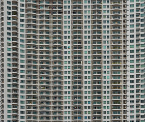 Fototapeta premium Modern architecture apartment home residential exterior decoration building Thailand