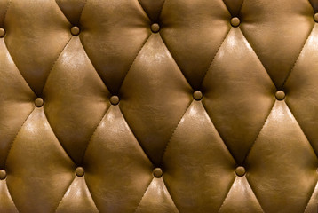 Leather upholstery buttons background