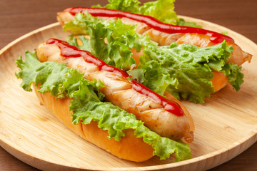ホットドッグサンド