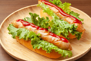 ホットドッグサンド