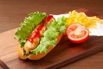 ホットドッグサンド