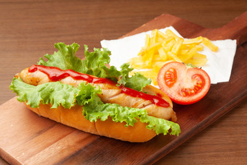 ホットドッグサンド