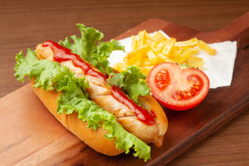 ホットドッグサンド