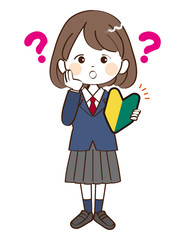 女性、学生、初心者、疑問