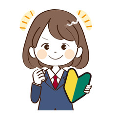 女性、学生、初心者、応援