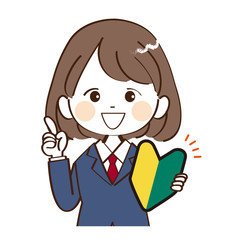 女性、学生、初心者、説明
