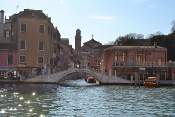 the parco savorgnan in venice italy at summer