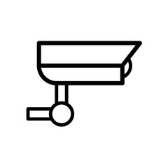 Security camera icon line style