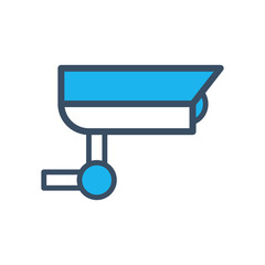cctv icon filled outline style