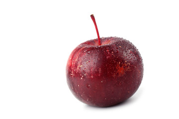 Red apple isolated on white