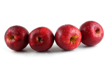Apples isolated on white