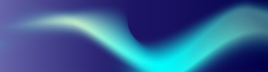 Panorama. Modern abstract background with color vibrant gradient shapes. Trendy design template for banners, flyers, covers, presentations, identity, landing pages, websites. Vector illustration. 
