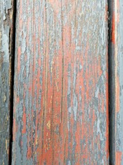 Beautiful light wooden background and texture of the old surface with cracks and weathered paint