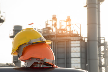 A engineer hrlmet at construction site